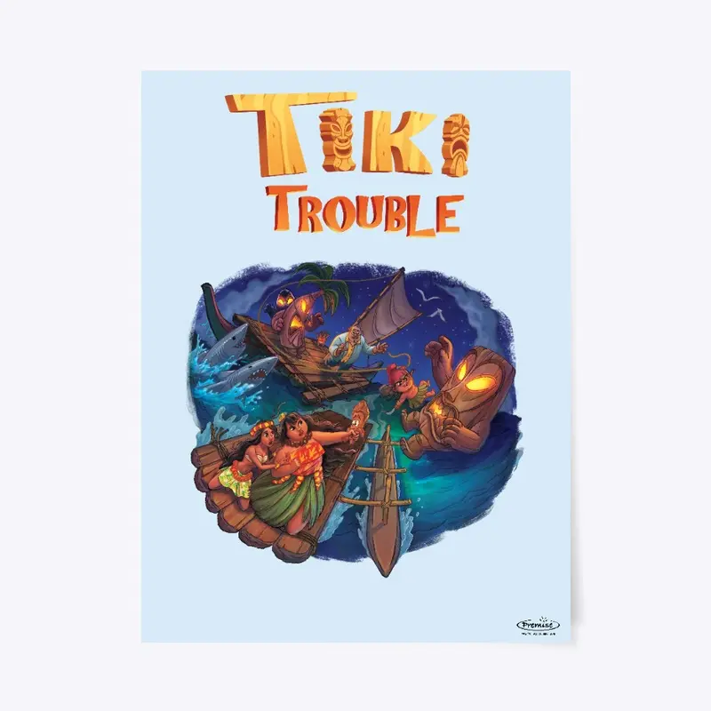 Tiki Ocean Scene